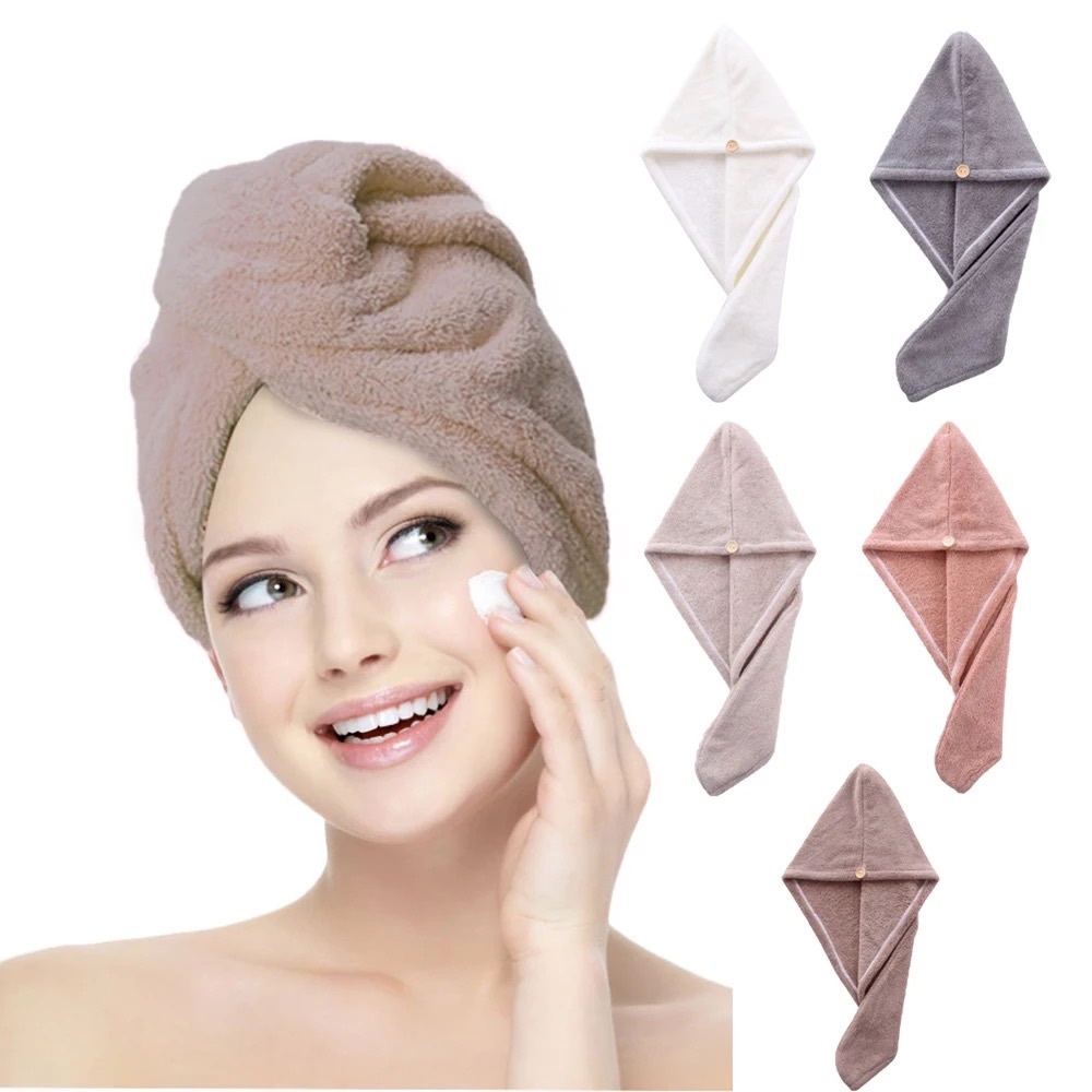 New micro fiber hair towel